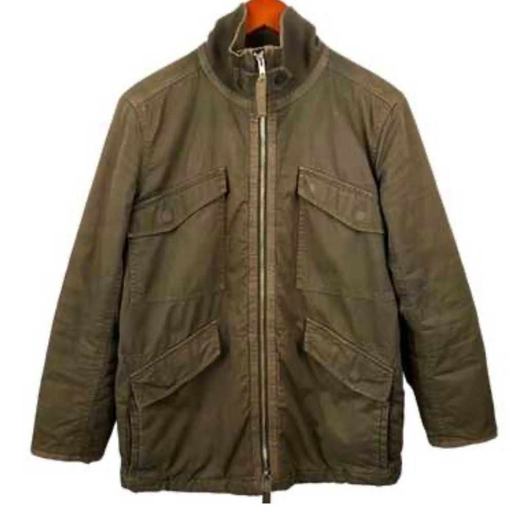 Madewell Military Field Jacket in Olive Green